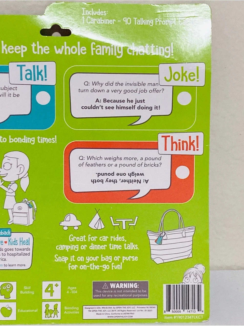 NEW Let’s Chat! 90 Talking Points Card Set ages 4-12 Emotional Intelligence